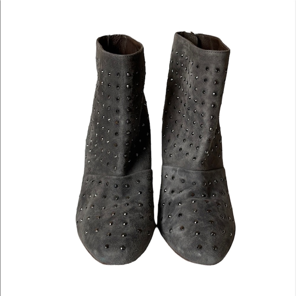 J Crew Adele Crystal Ankle Boot Size 7 1/2